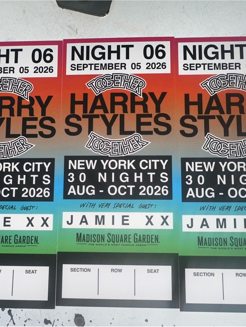 Harry Styles Together Tour Poster - Multicolor